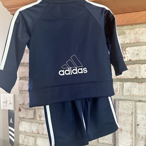 Adidas Infant Navy Blue Track Suit - Picture 2 of 3